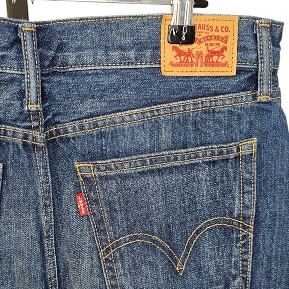 Levi's Womens Denim Mini Skirt Blue Size  30 - Picture 4 of 8